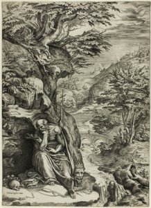 São Jerônimo no deserto de Cherubino Alberti
