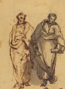 Duas Figuras Drapejadas de Cherubino Alberti