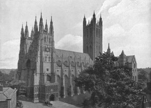 Catedral de Canterbury, c1900