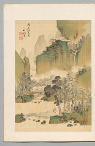 Paisagem, 1808. de Chikuto Nakabayashi