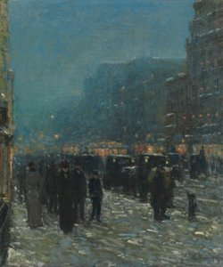 Broadway e 42nd Street de Childe Frederick Hassam