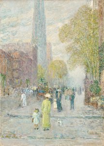 Cathedral Spires, Manhã de Primavera de Childe Frederick Hassam