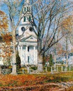 Igreja em Old Lyme de Childe Frederick Hassam