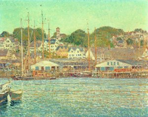 Porto de Gloucester de Childe Frederick Hassam