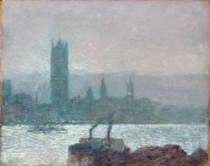 Câmaras do Parlamento, Início da Noite de Childe Frederick Hassam