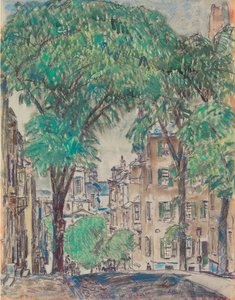 Mount Vernon Street, Boston de Childe Frederick Hassam