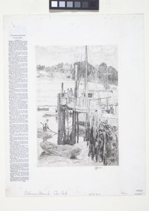 Doca de Palmer (gravura) de Childe Frederick Hassam