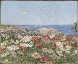 Papoilas nas Ilhas dos Shoals de Childe Frederick Hassam