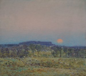 Setembro Moonrise de Childe Frederick Hassam
