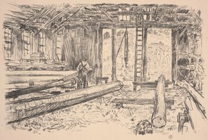 Spar Shop, Gloucester de Childe Frederick Hassam