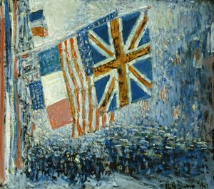 O Grande Desfile de Childe Frederick Hassam