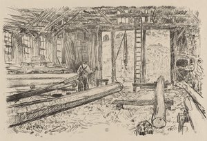 The Spar Shop, Gloucester, 8 de Julho de Childe Frederick Hassam