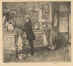 Um bar da Nova Inglaterra de Childe Hassam
