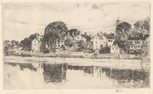 Chaminés, Portsmouth, 1915 de Childe Hassam