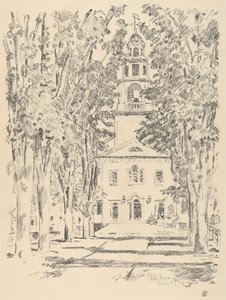 Igreja colonial, Gloucester de Childe Hassam
