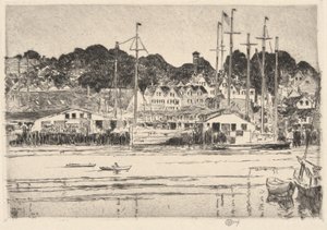 Gloucester, Inner Harbor, 1919 de Childe Hassam