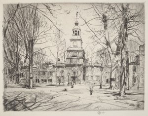Independence Hall de Childe Hassam