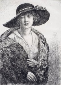 A Srta. Erminie Gagnon de Childe Hassam