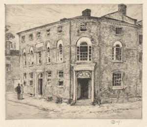 Antiga Alfândega, Portsmouth, 1915 de Childe Hassam