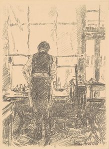 Retrato de Joseph Pennell de Childe Hassam