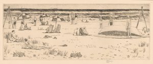 O clube de praia, Easthampton de Childe Hassam