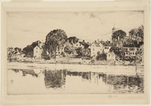The Chimneys, Portsmouth, 1915 de Childe Hassam