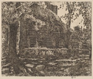 A casa de campo "Lar Doce Lar", Easthampton de Childe Hassam