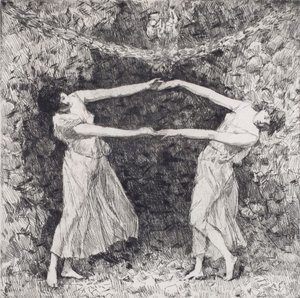 A dança do loureiro de Childe Hassam