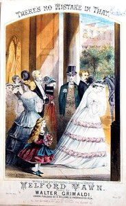 Não há engano nisso, uma capa de música, c.1860 (litho) de Childs and Harris