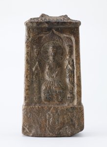 Tabuinha budista na forma de um santuário em miniatura, Período de divisão, c. de Chinese School