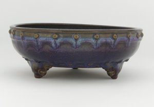Bacia de bolbo com numeral inciso 1, 14º ou 18º século (cerâmica) de Chinese School