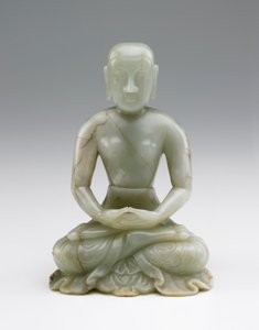 Escultura do Buda Shakymuni como um asceta, séculos 17 a 18 de Chinese School
