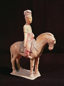 Cavalier, dinastia Tang (618-906) (cerâmica)