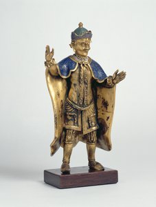 Estrangeiro com braços estendidos (cloisonne esmaltado) de Chinese School