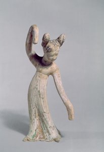 Estátua funerária de uma dançarina, dinastia Tang (618-907)