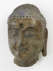 Chefe do Buda, Período de Divisão, 550-577 (calcário) de Chinese School