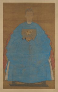 Retrato de uma velha senhora de Chinese School