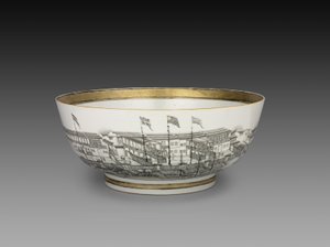 Punch Bowl, c.1800 de Chinese School
