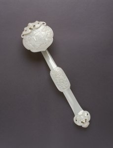 Cetro Ruyi (pedra celadon) (para detalhes ver 241131 e 241132)