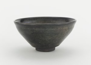 Tigela de chá, província de Fujian, dinastia Song do Norte ou do Sul, século XII-XIII (cerâmica)