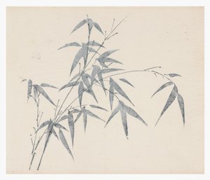 Ten Bamboo Series, século 18 de Chinese School