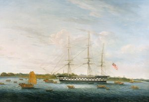 O Honorável Companheiro das Índias Orientais O Conde de Balcarras no Cantão, 1816 de Chinese School