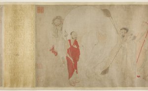 Lavando o elefante branco, dinastia Ming de Chinese School
