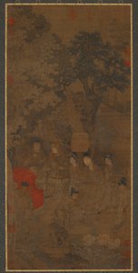 Xin Pi Tugging the Emperors Robe, Yuan ou dinastia Ming