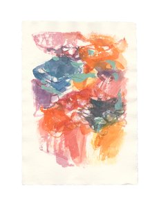 Composição abstrata, Série orgânica, 2022 de Ching Fun Tso