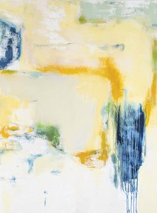 Composição abstrata, série Vipassana, 2018 (óleo sobre tela de linho) de Ching Fun Tso