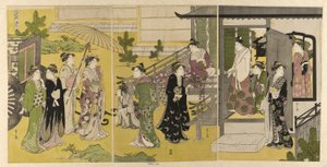 Fuji no uraba, da série "A Fashionable Parody of the Tale of Genji (Furyu yatsushi Genji)"
