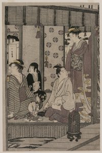 Morning Glory da série The Tale of Genji in Elegant Modern Dress, c. 1790 de Chobunsai Eishi