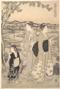 Komachi papagaio de Chobunsai Eishi