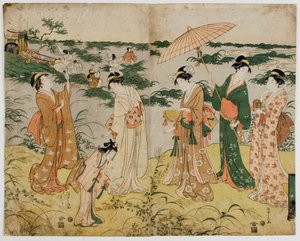 Caça aos pirilampos de Chobunsai Eishi
